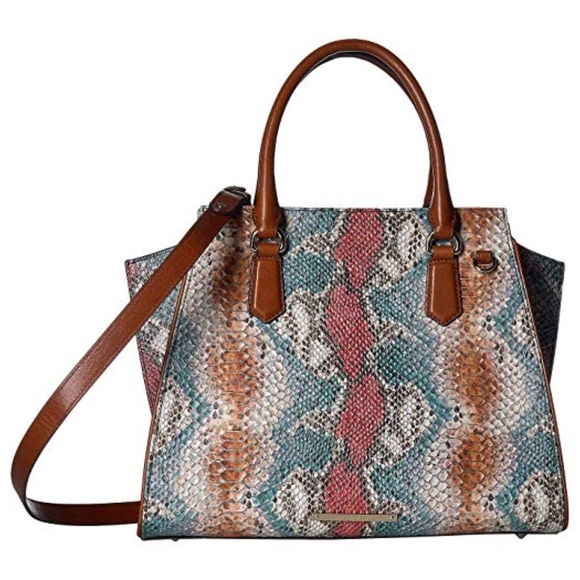 Brahmin Handbags - NWT Brahmin Priscilla Multi Dawson Emboss Satchel